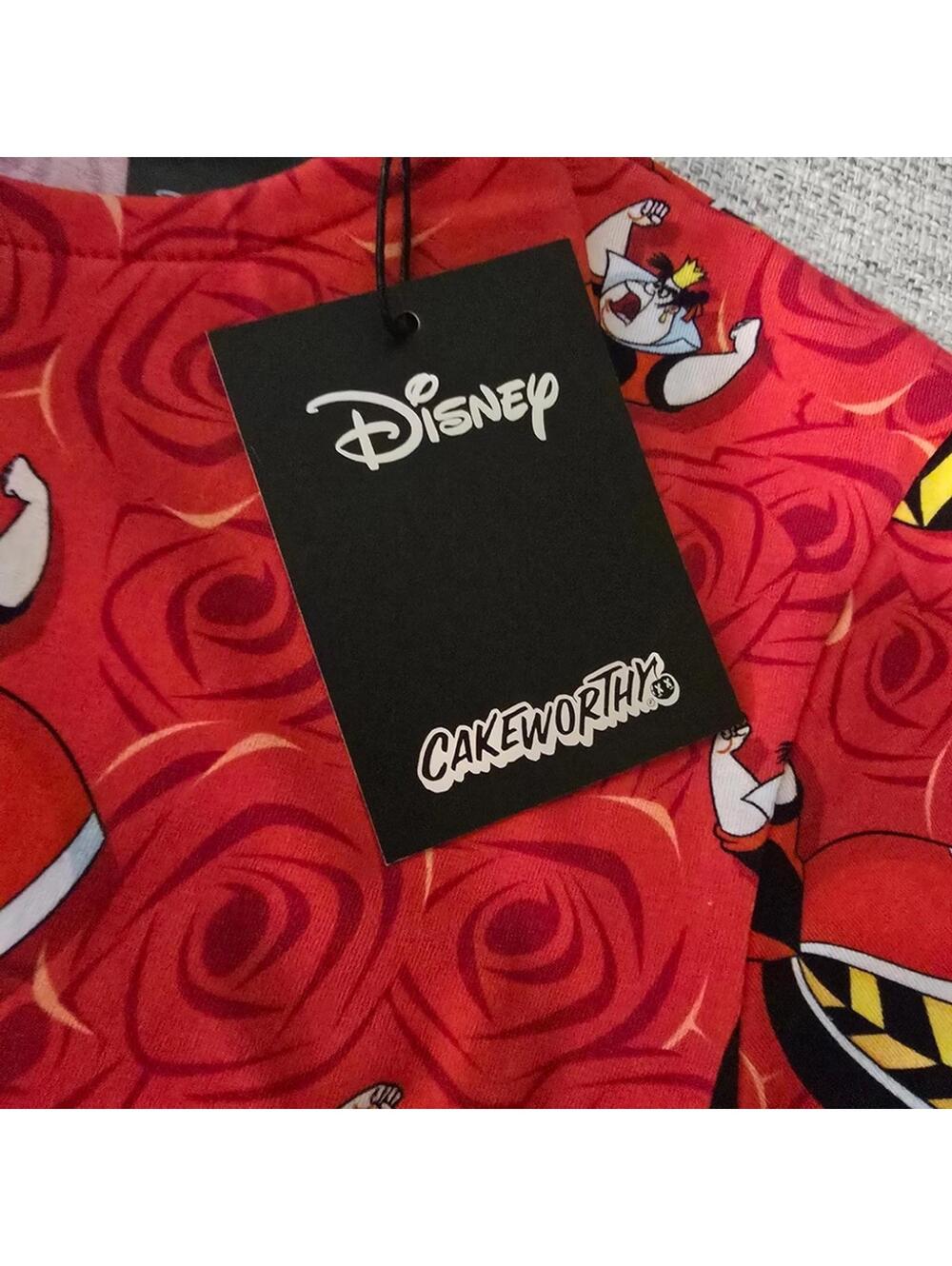 Disney x Cakeworthy Queen of Hearts Red Skater Dress Size Medium NWT - Picture 5 of 8